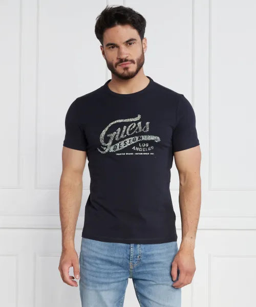 Guess Printed Slim Fit T-Shirt
