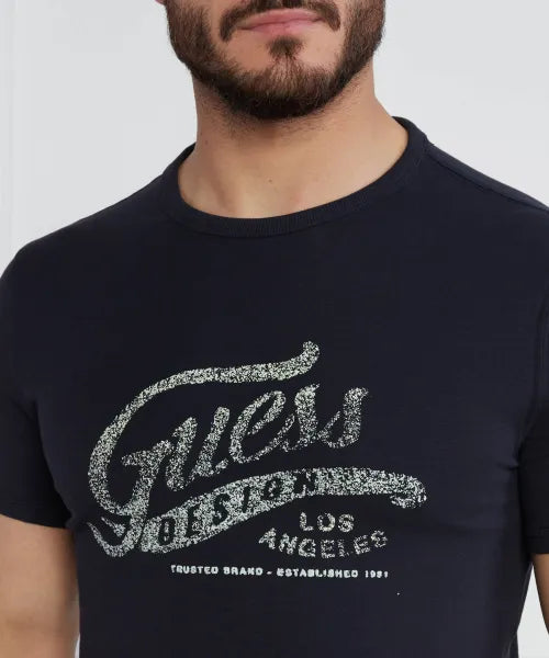 Guess Printed Slim Fit T-Shirt