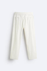 ZARA CORDUROY PANTS WITH A DRAWN BELT