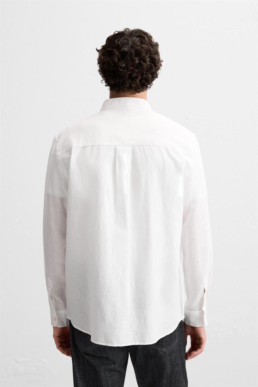 ZARA LINEN SHIRT - COTTON