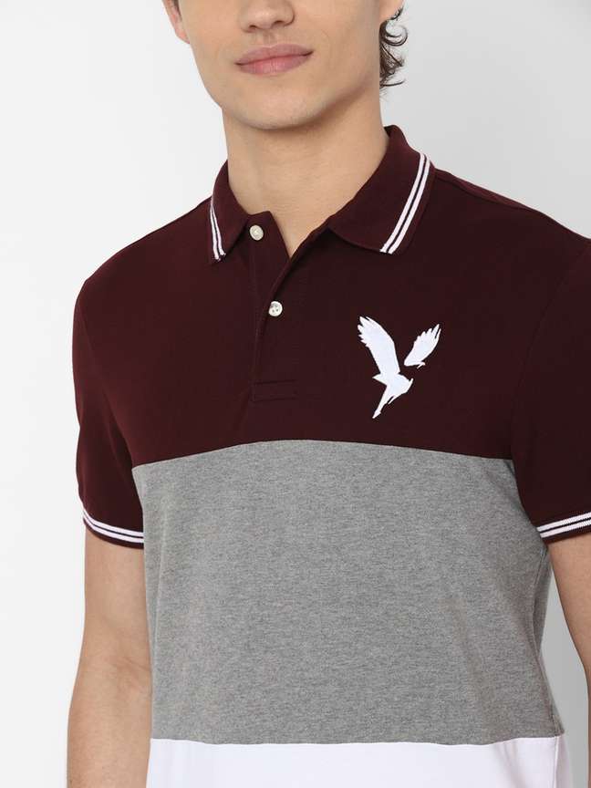 AE Colourblock Polo T-shirt