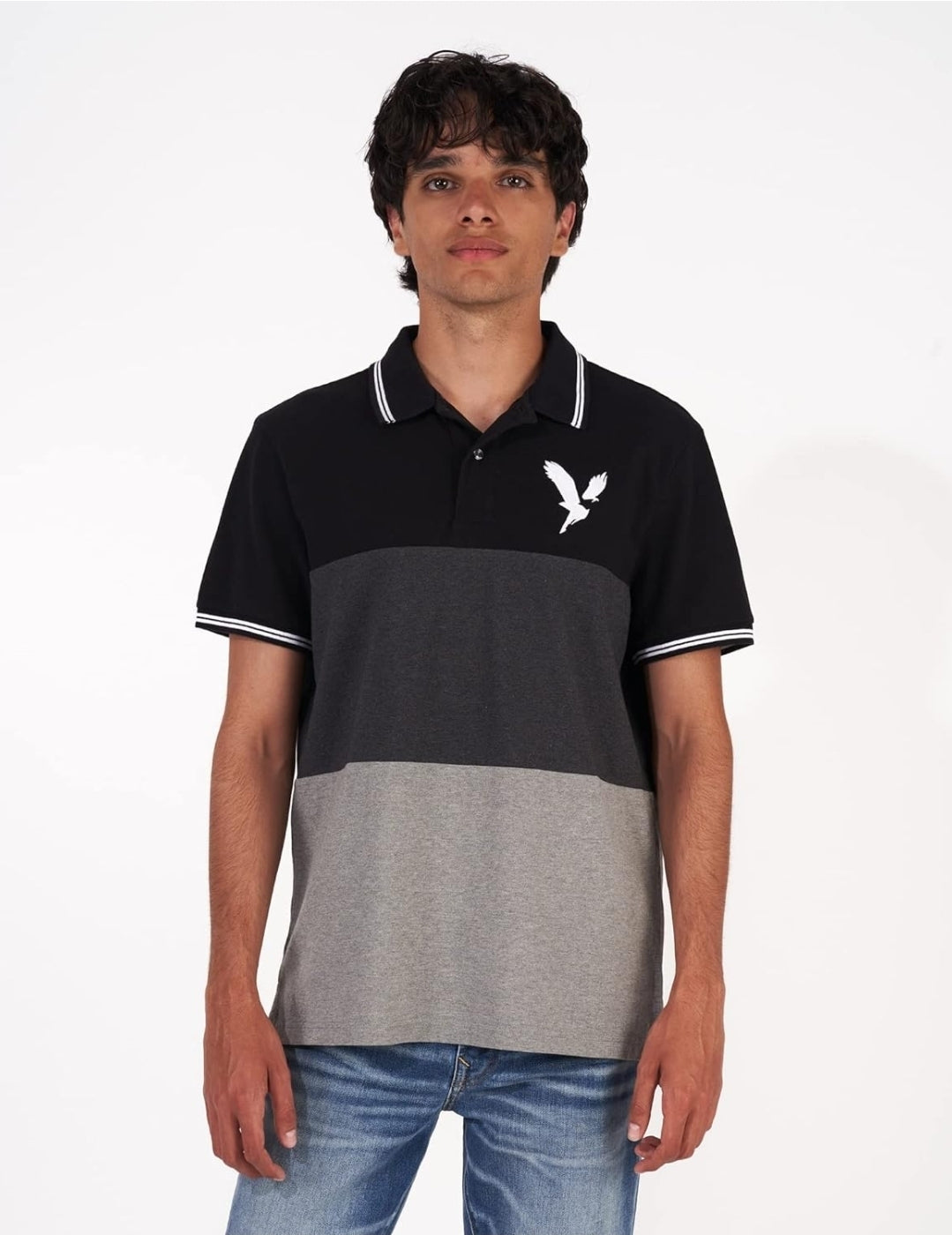 AE Colourblock Polo T-shirt