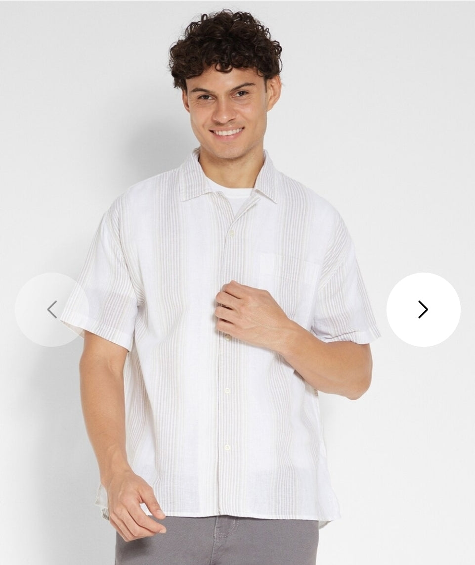 AE Hawaiian Short-Sleeve Button-Up Shirt