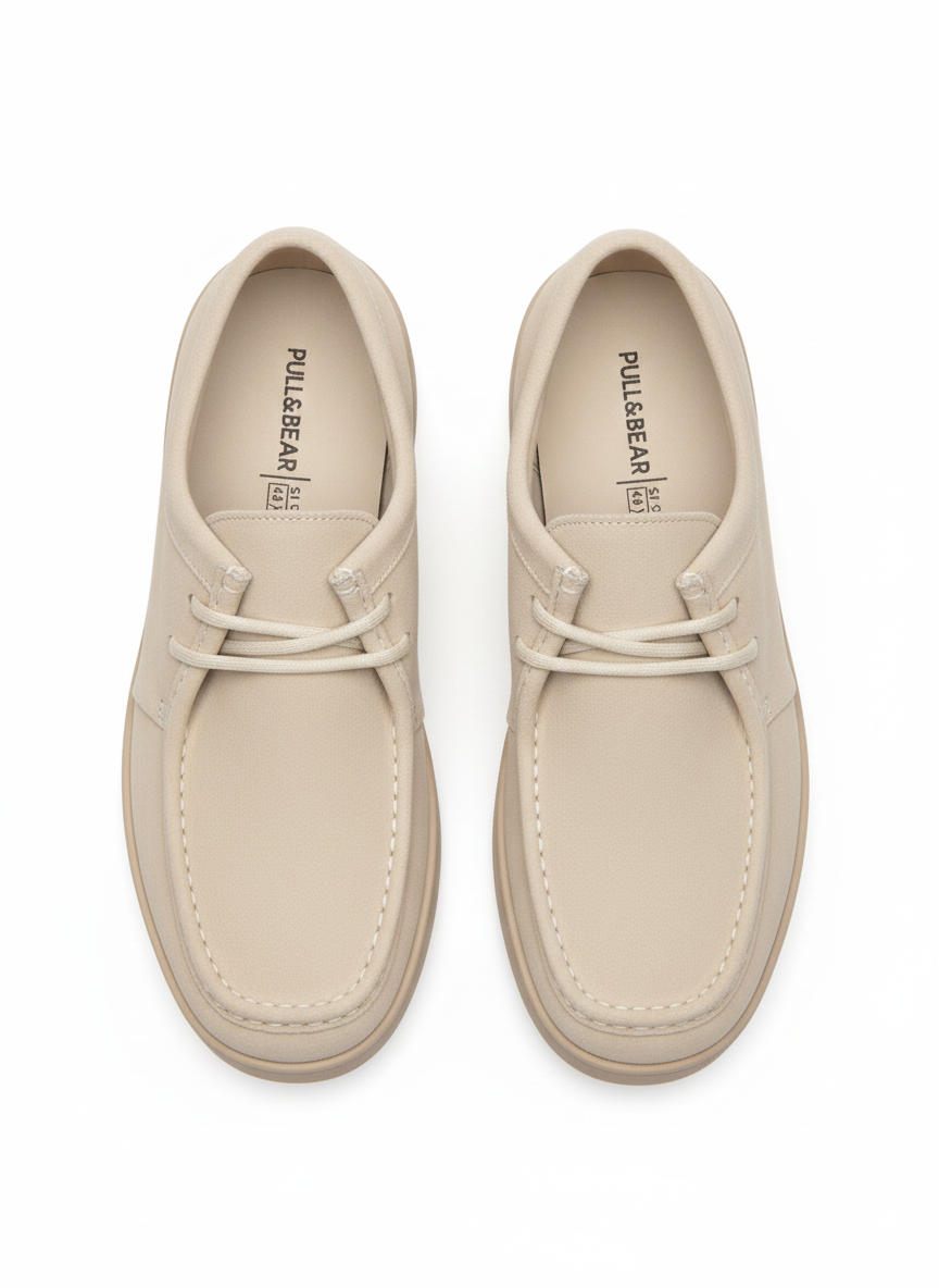 Pull&Bear Inverted Leather Loafers