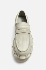 ZARA CHUNKY WORN LOAFERS