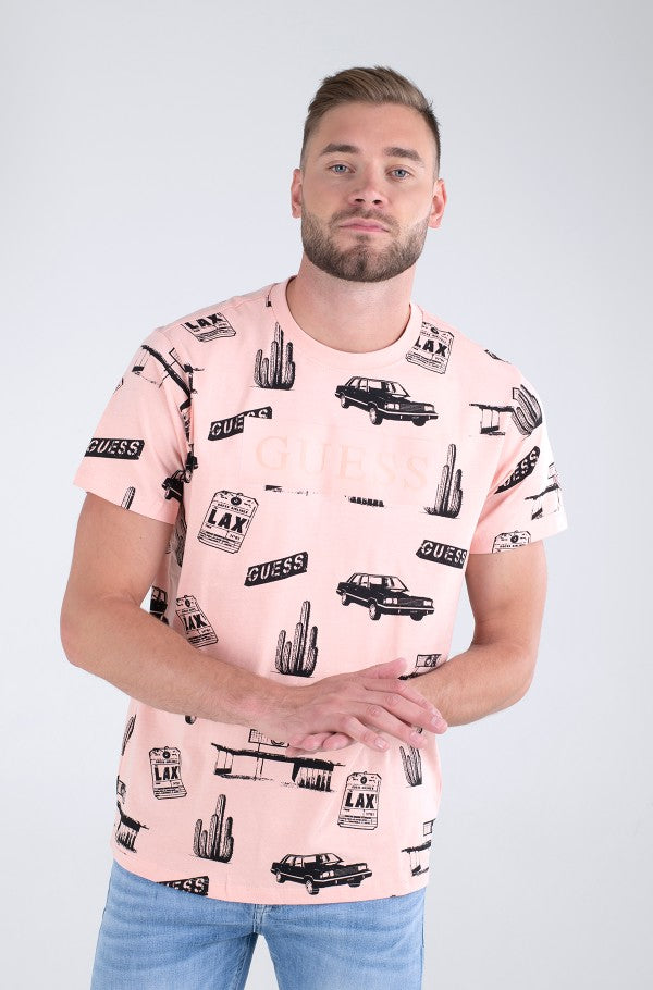 Guess Printed Slim Fit T-Shirt