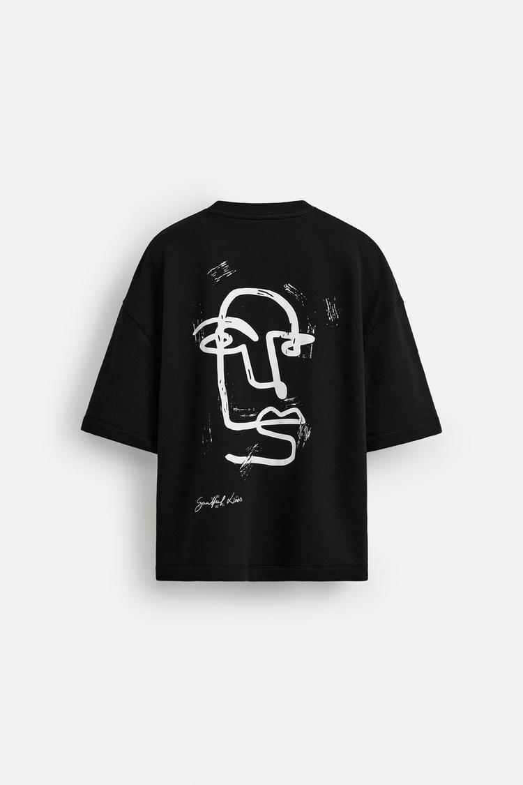 ZARA GRAPHIC PRINT SWEATSHIRT