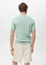 Mango Cotton fine-knit t-shirt