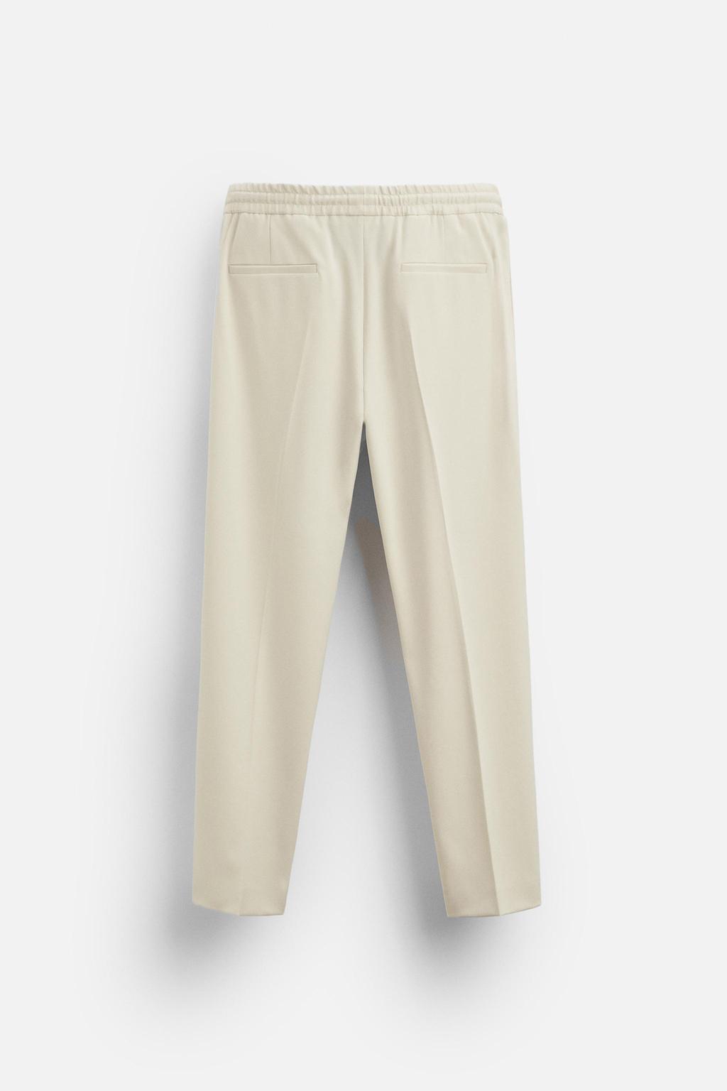 ZARA COMFORT JOGGER-WAIST PANTS