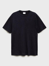Mango 100% linen basic t-shirt