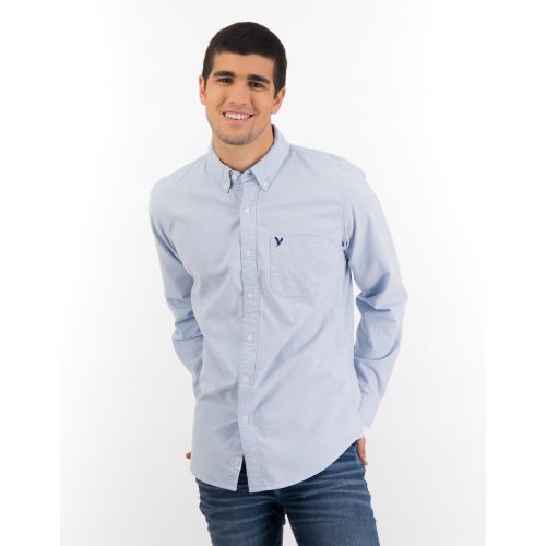 American Eagle AE Flex Oxford Button-Up