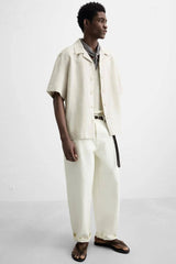 ZARA RELAXED FIT LINEN SHIRT
