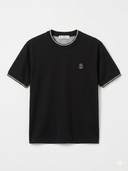 brunello cucinelli T-shirt embroidered logo