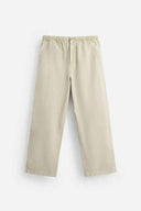 Zara distressed canvas trousers