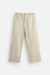 Zara distressed canvas trousers