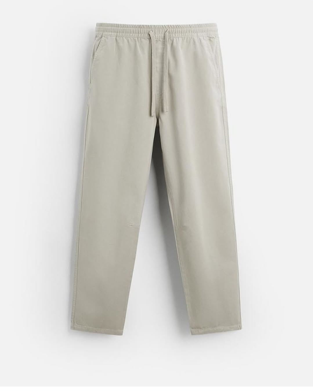 ZARA WASHED JOGGER WAIST TROUSERS