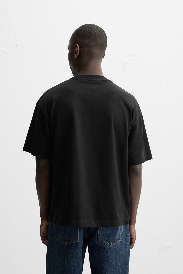 ZARA BASIC HEAVYWEIGHT T-SHIRT