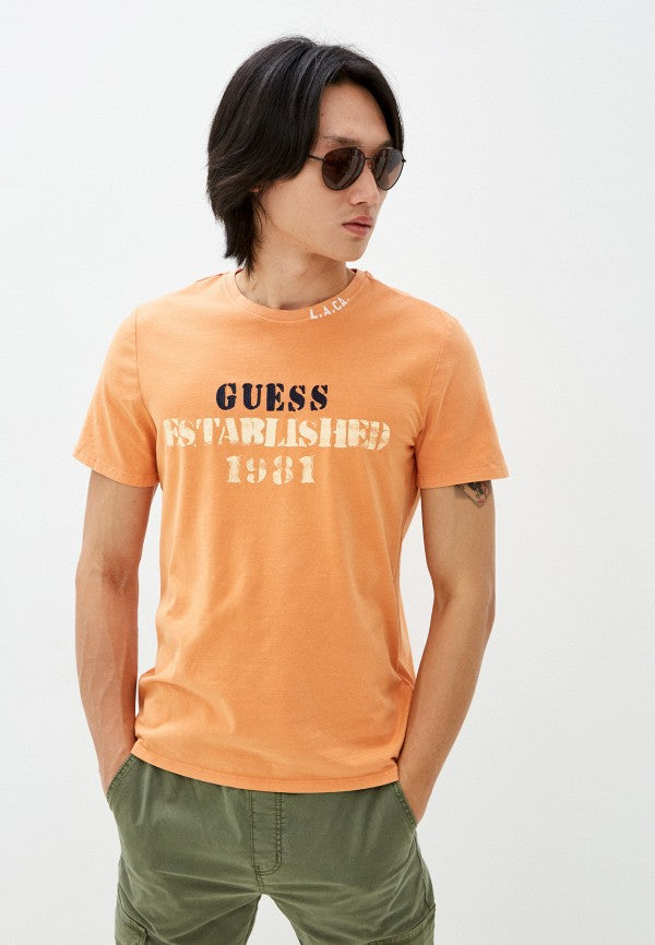 Guess Printed Slim Fit T-Shirt