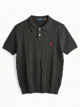 POLO RALPH LAUREN Cable-Knit Cotton Short-Sleeve Jumper