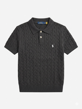 POLO RALPH LAUREN Cable-Knit Cotton Short-Sleeve Jumper