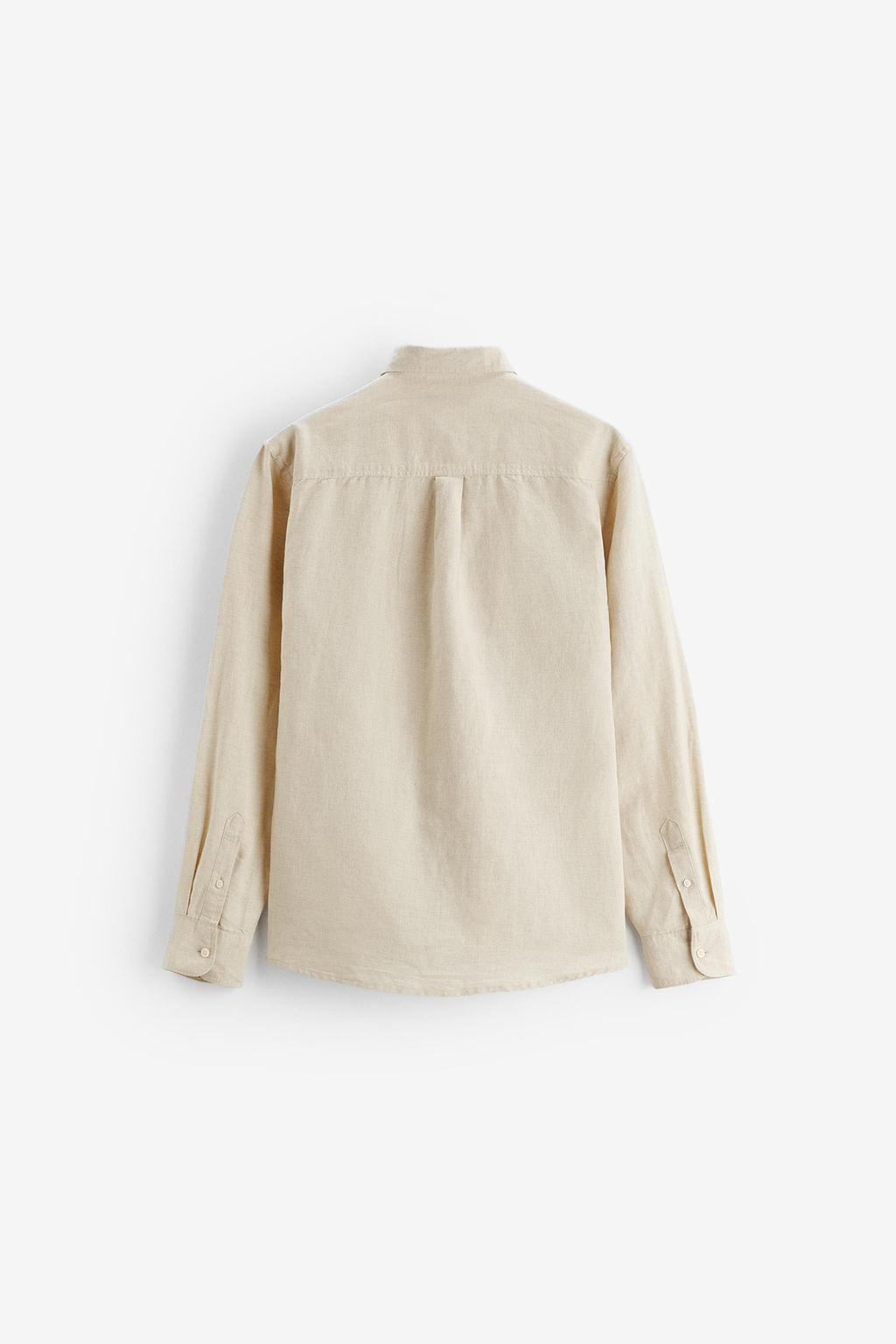 ZARA LINEN SHIRT - COTTON