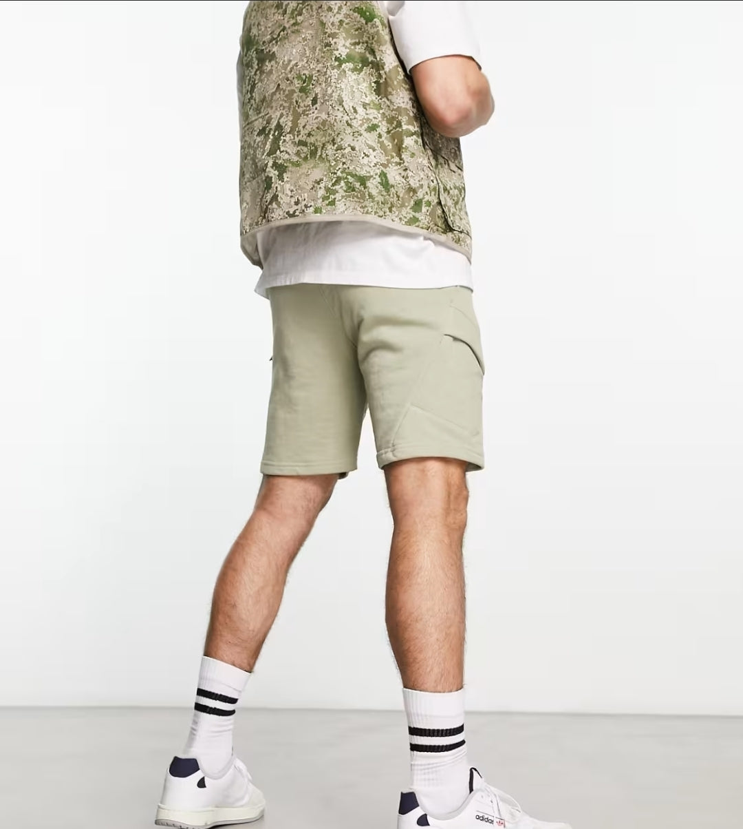 Bershka cargo jersey shorts