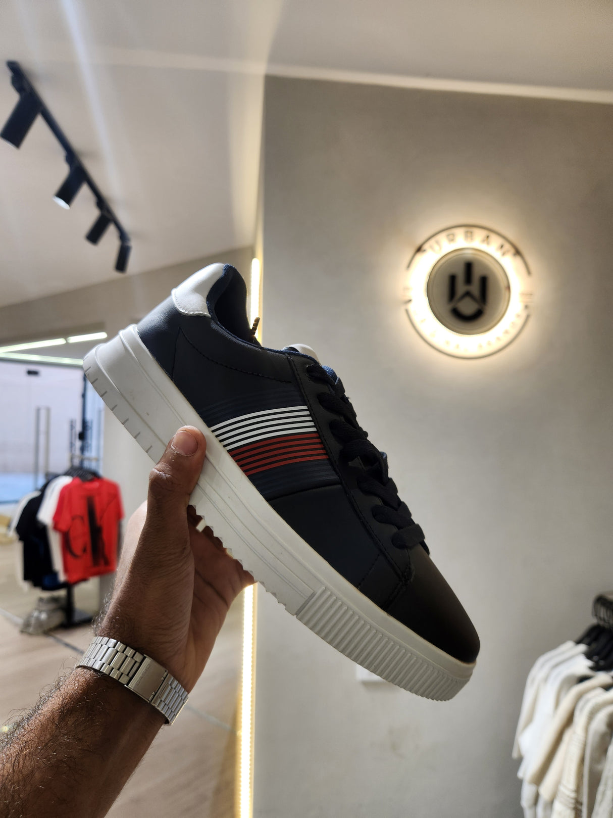 Tommy Hilfiger Leather Sneakers