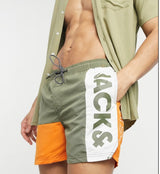 Jack & Jones Men's Printed Swim Short