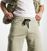 Bershka cargo jersey shorts