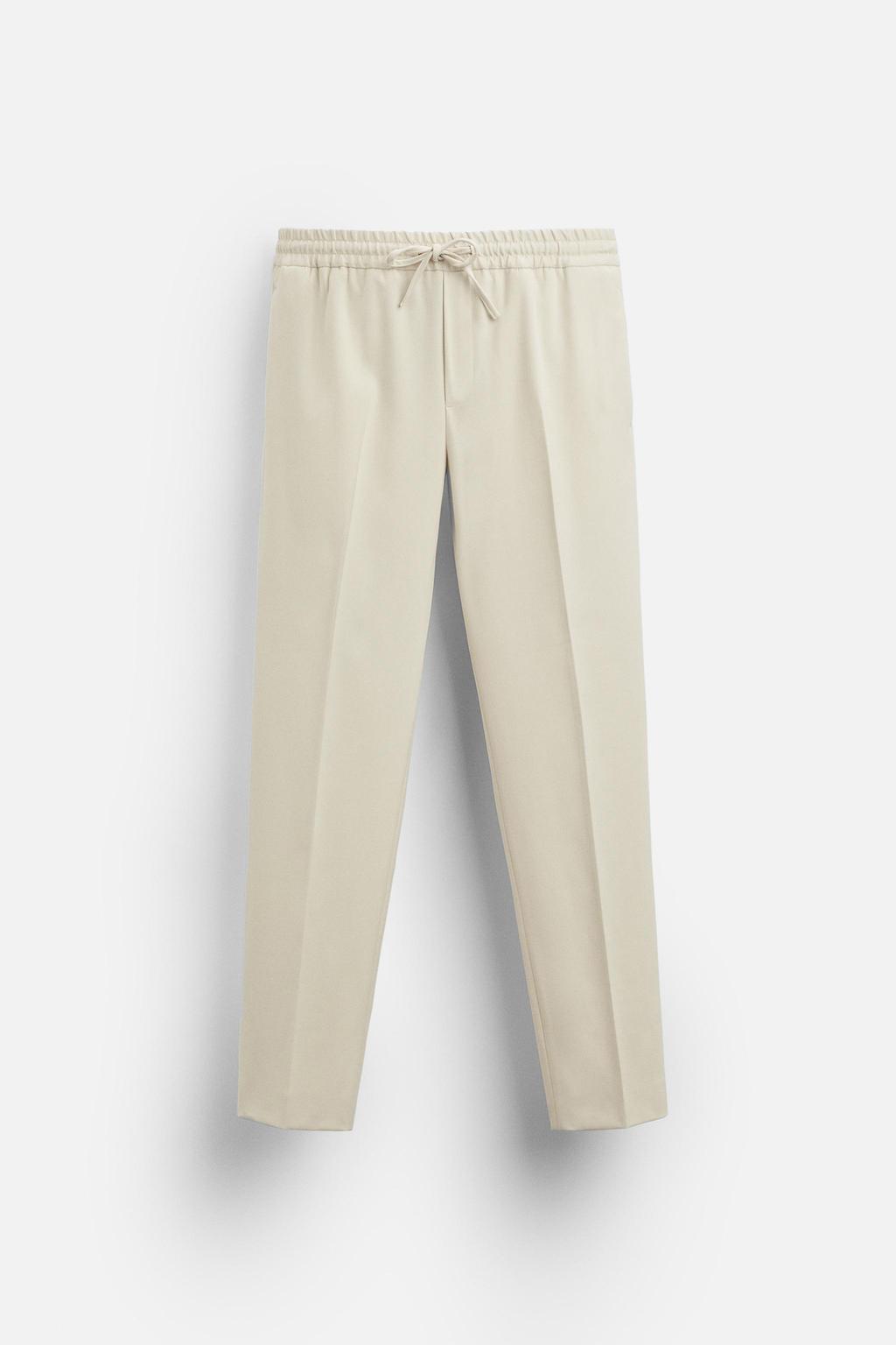 ZARA COMFORT JOGGER-WAIST PANTS
