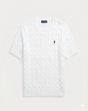POLO RALPH LAUREN Cable-Knit Cotton Short-Sleeve Jumper