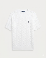 POLO RALPH LAUREN Cable-Knit Cotton Short-Sleeve Jumper