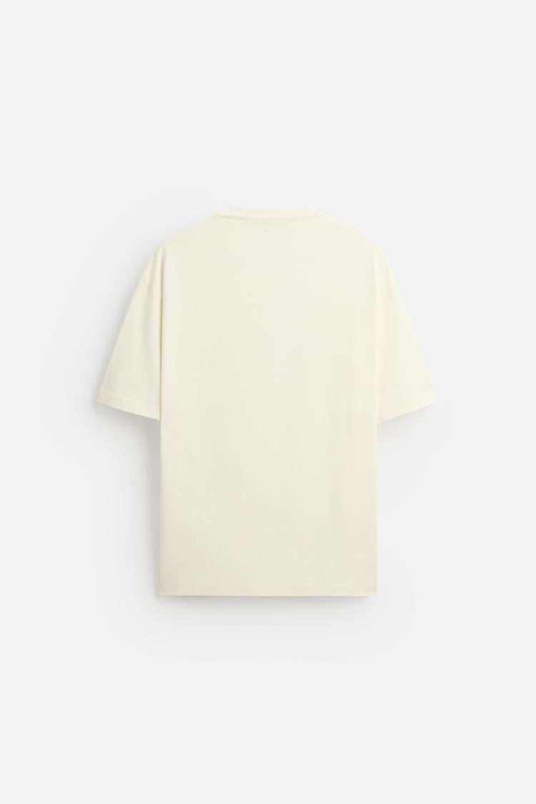 ZARA OYSTER WHITE TSHIRT