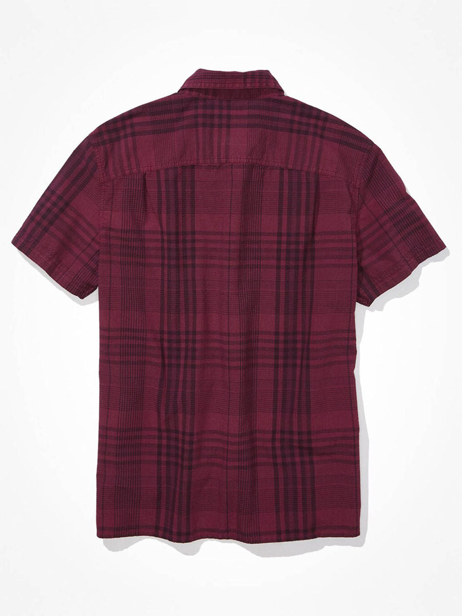 AE Hawaiian Short-Sleeve Button-Up Shirt