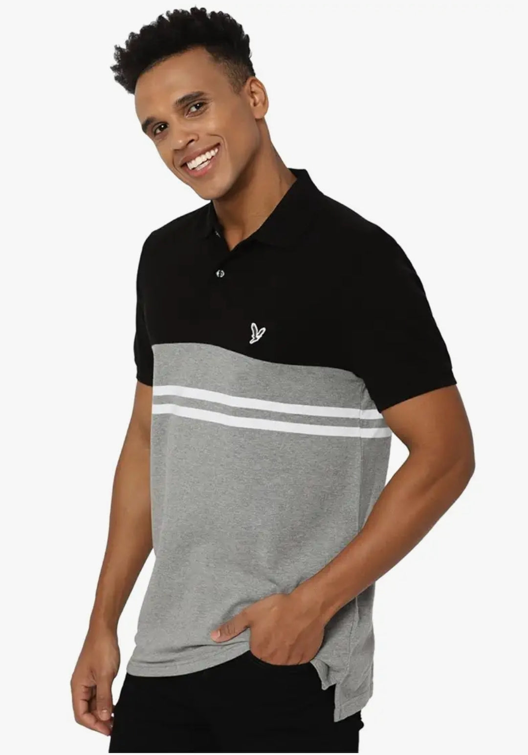 AE Colourblock Polo T-shirt