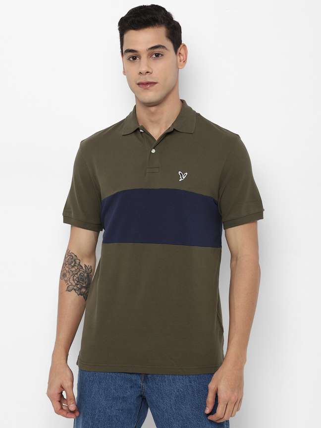 AE Colourblock Polo T-shirt