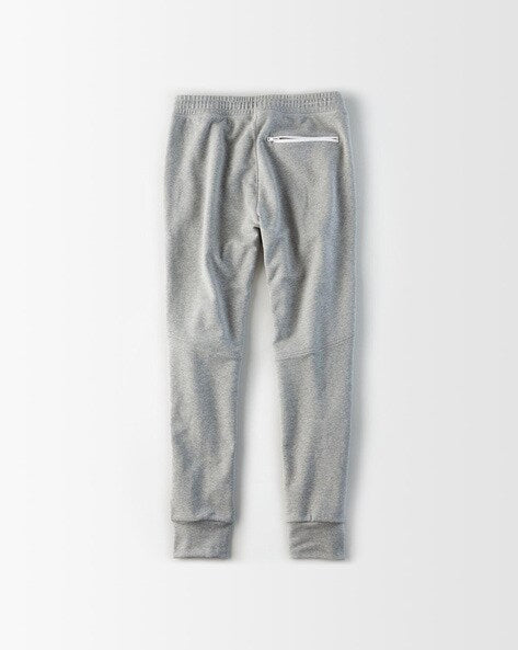AMERICAN EAGLE MEN GREY FLEECE JOGGER sweatpant