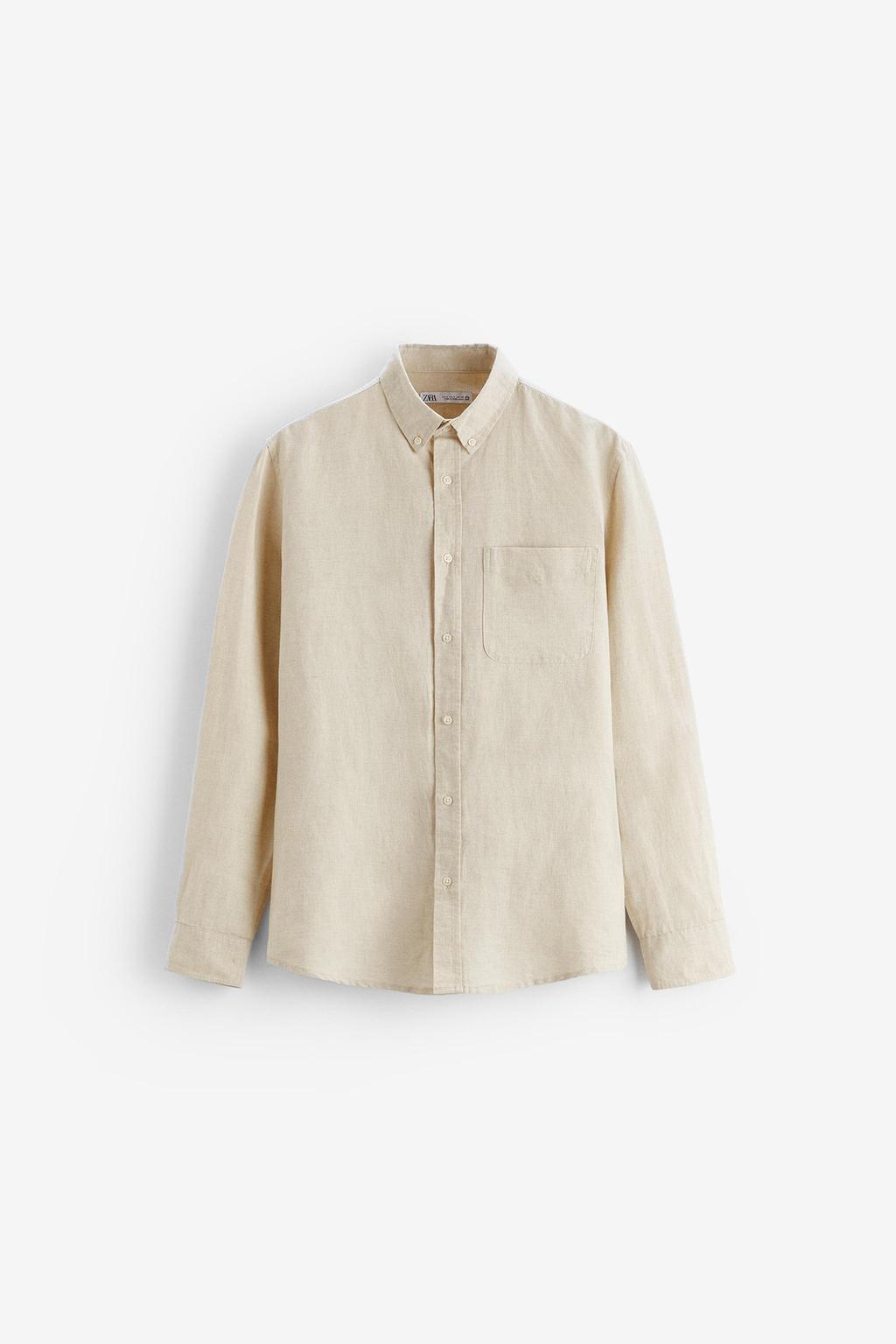 ZARA LINEN SHIRT - COTTON