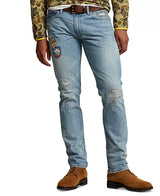Polo Ralph Lauren Varick Slim Straight Distressed Jean
